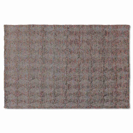 Baxton Studio Burma Modern and Contemporary Dark Grey Hand-Knotted Hemp Area Rug 187-11836-Zoro